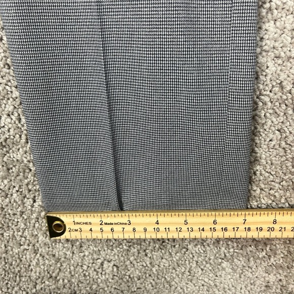 Uniqlo‎ Mens Dress Pants 34x34 Gray Houndstooth Flat Front Polyester - Picture 7 of 9